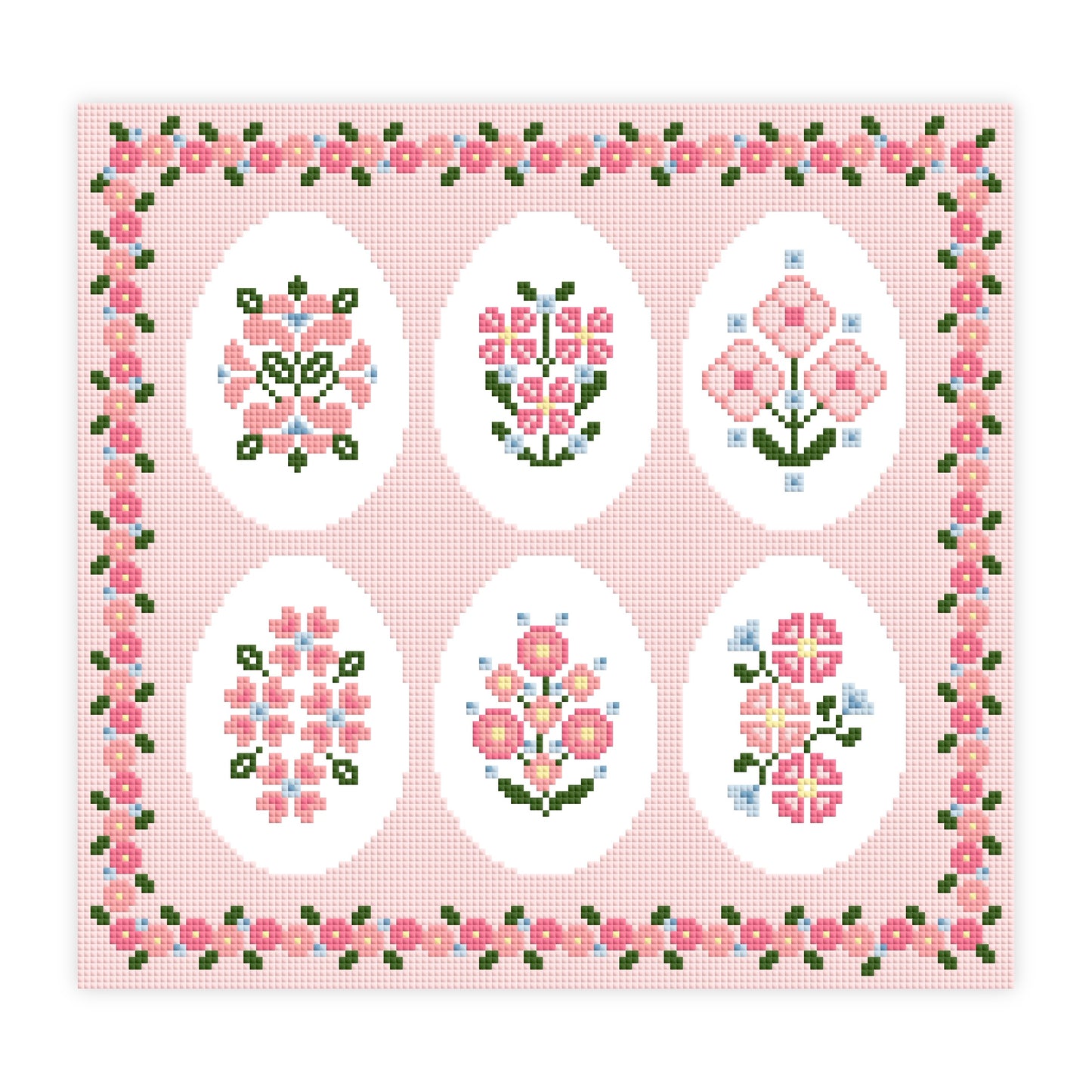 Floral Eggs Chart