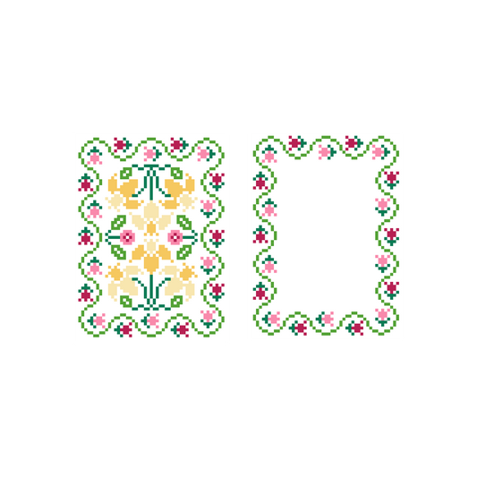 Daffodil Bag Tag - Double Sided