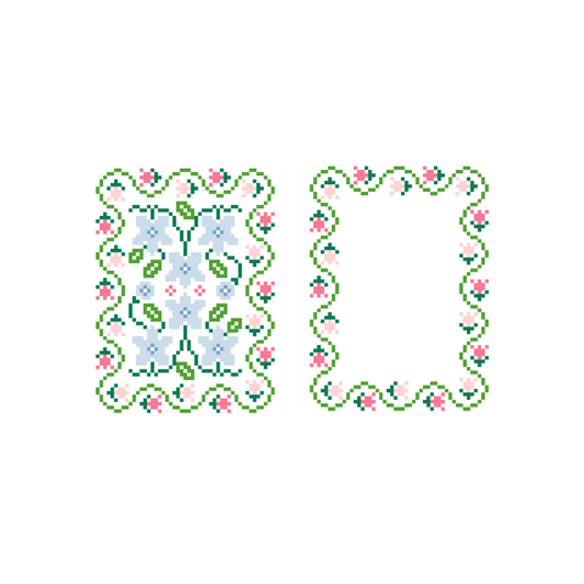 Wildflower Bag Tag - Double Sided