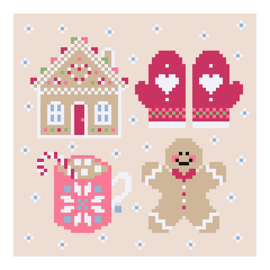 Christmas Mini Chart - Gingerbread