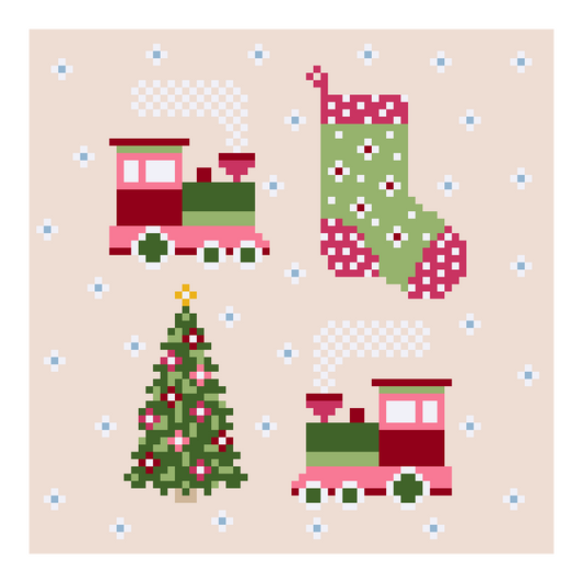 Christmas Mini Chart - Christmas Trains