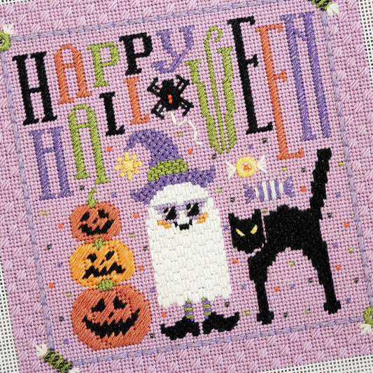 Happy Halloween: Needlepoint Stitch Guide & Threads List