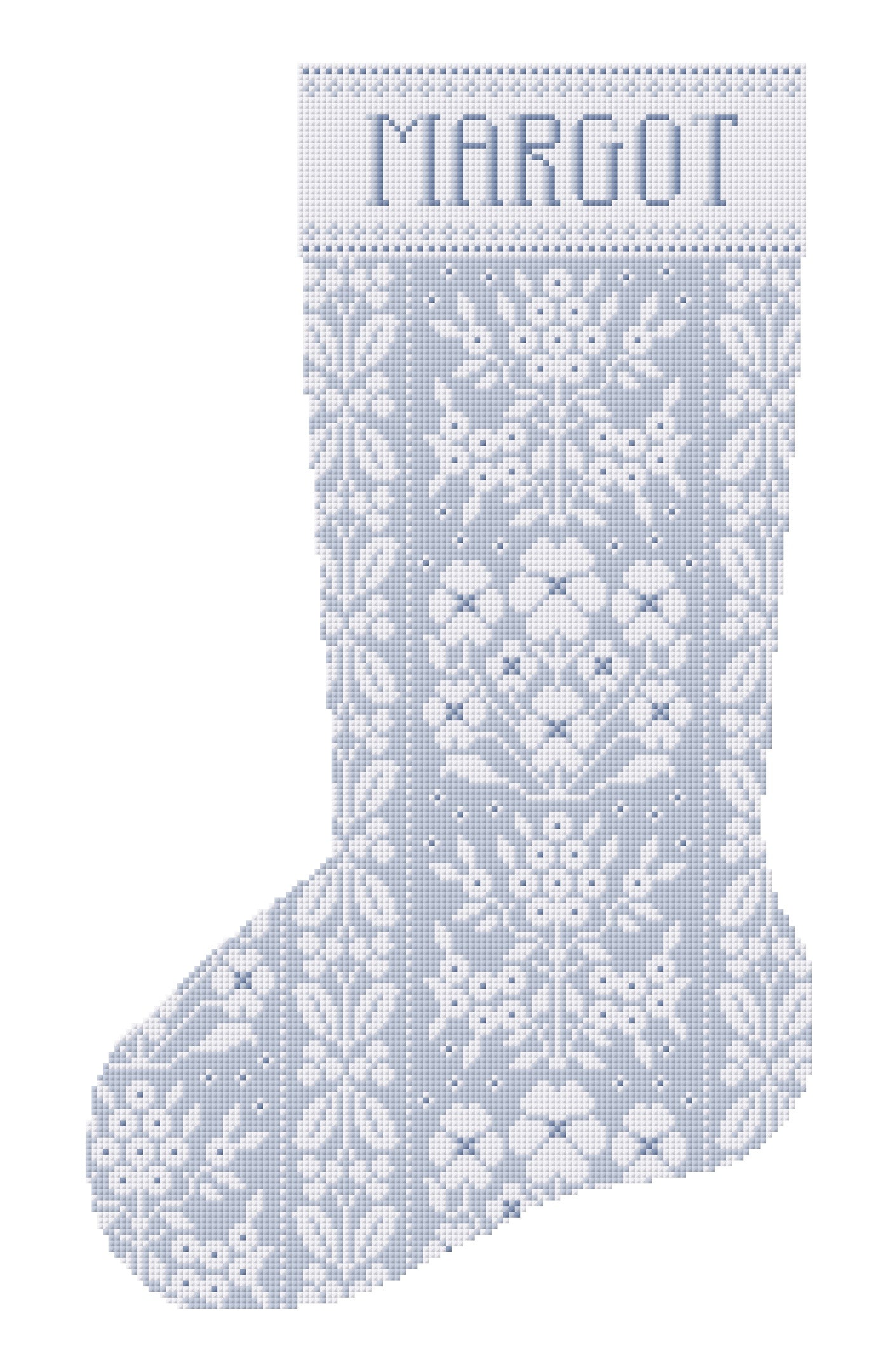 Custom Christmas Stocking Cross Stitch Pattern Kit