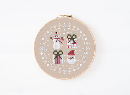 Christmas Mini Cross Stitch Pattern - Presents