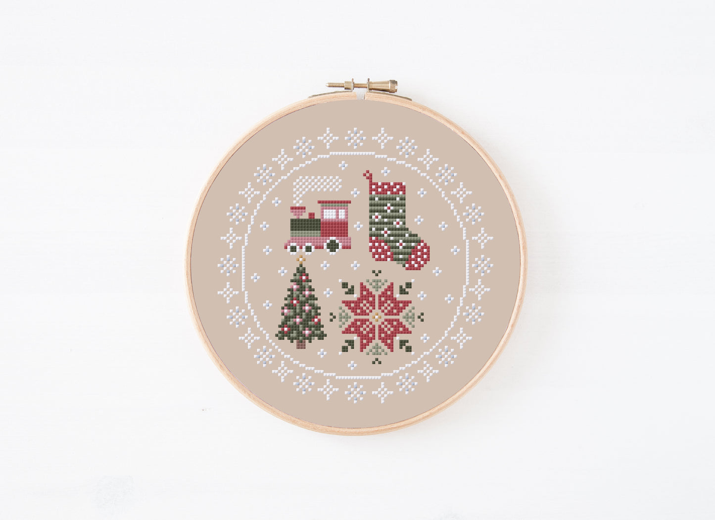 Christmas Mini Cross Stitch Pattern - Christmas Tree