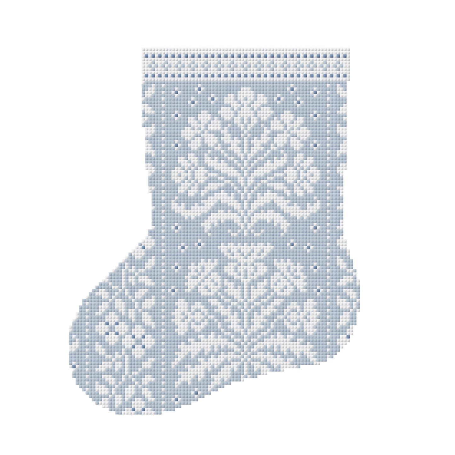 Mini Christmas Stocking Cross Stitch Pattern