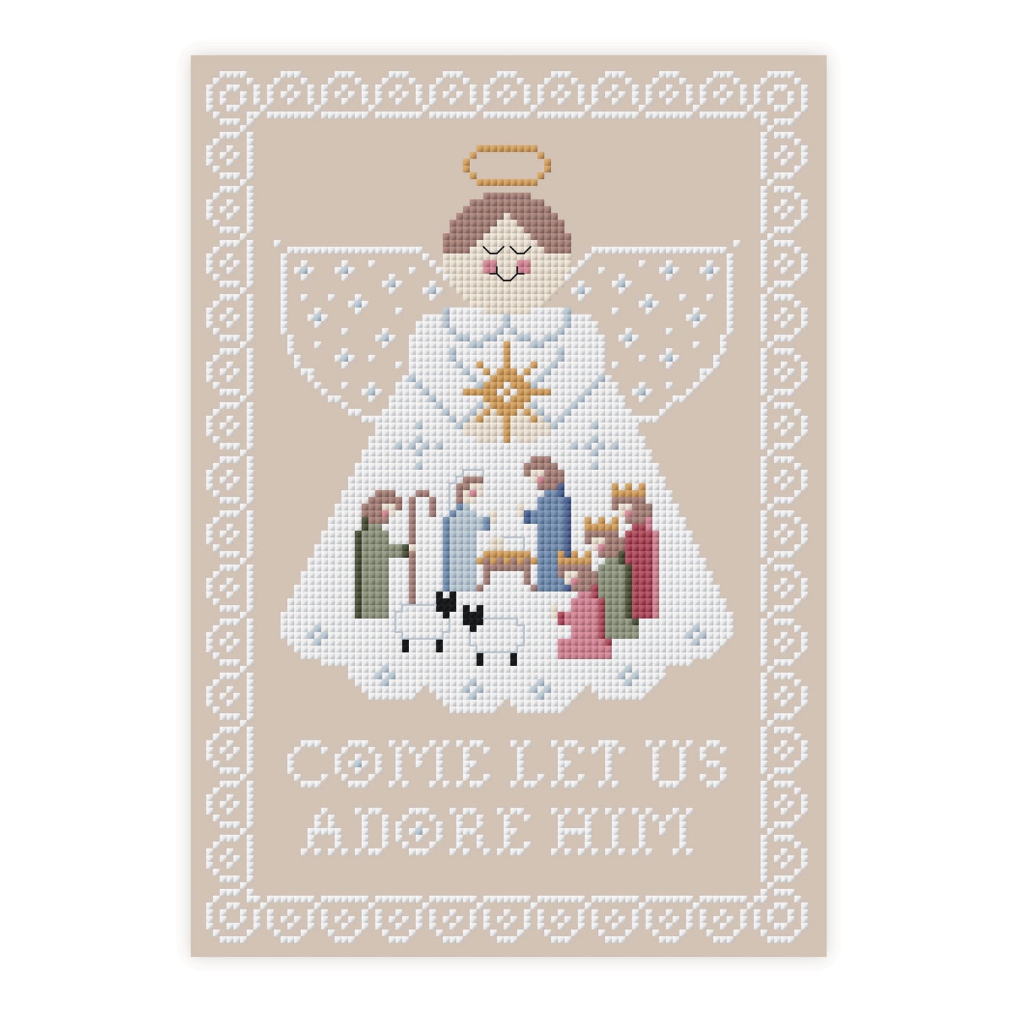 Nativity Scene Cross Stitch Pattern