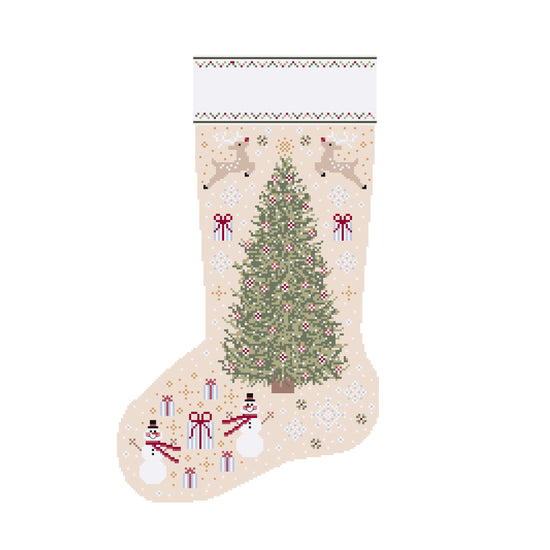 Christmas Stocking Chart Bloom & Stitch Studio