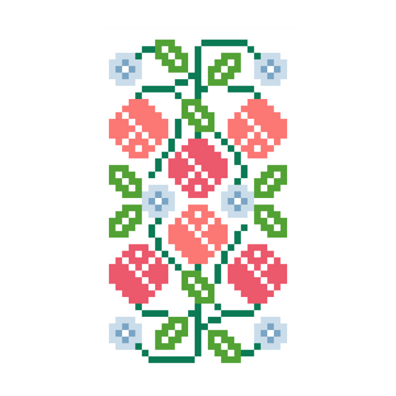 Roses Bag Tag