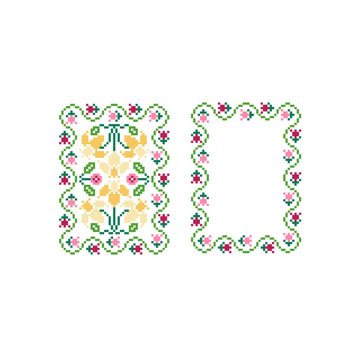 Daffodil Bag Tag - Double Sided