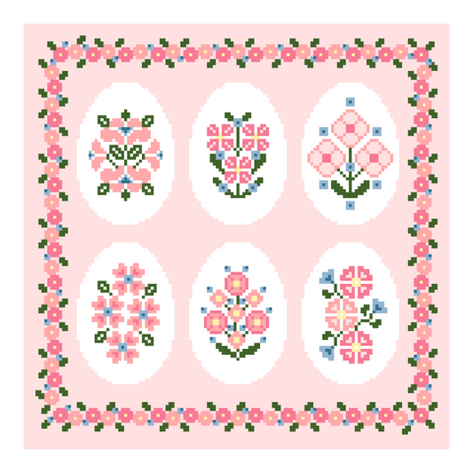 Floral Eggs Chart