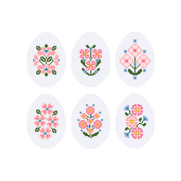 Floral Eggs Chart Individuals