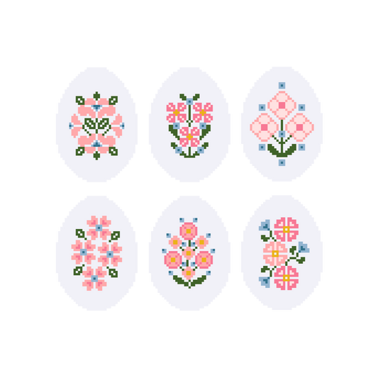 Floral Eggs Chart Individuals