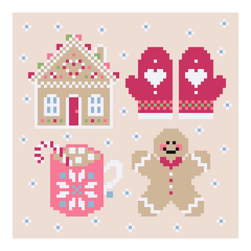 Christmas Mini Chart - Gingerbread