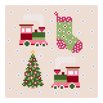 Christmas Mini Chart - Christmas Trains