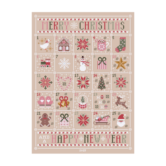 Christmas Advent Calendar Chart
