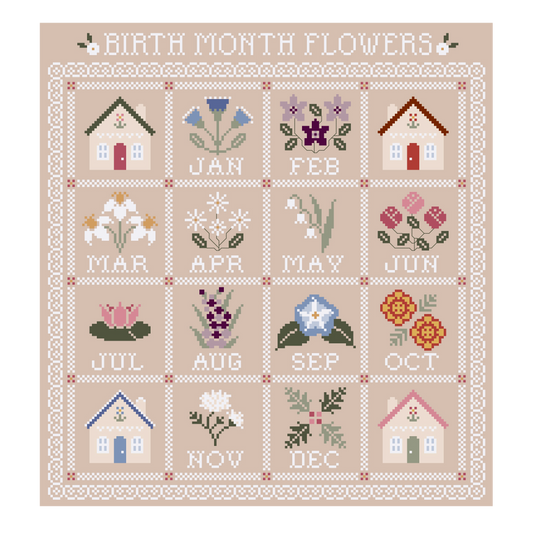 Birth Month Flowers Chart