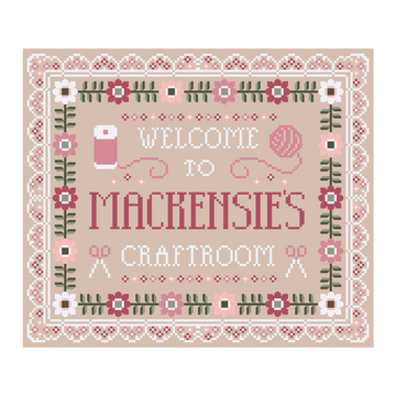 Custom Craft-room Sign Chart