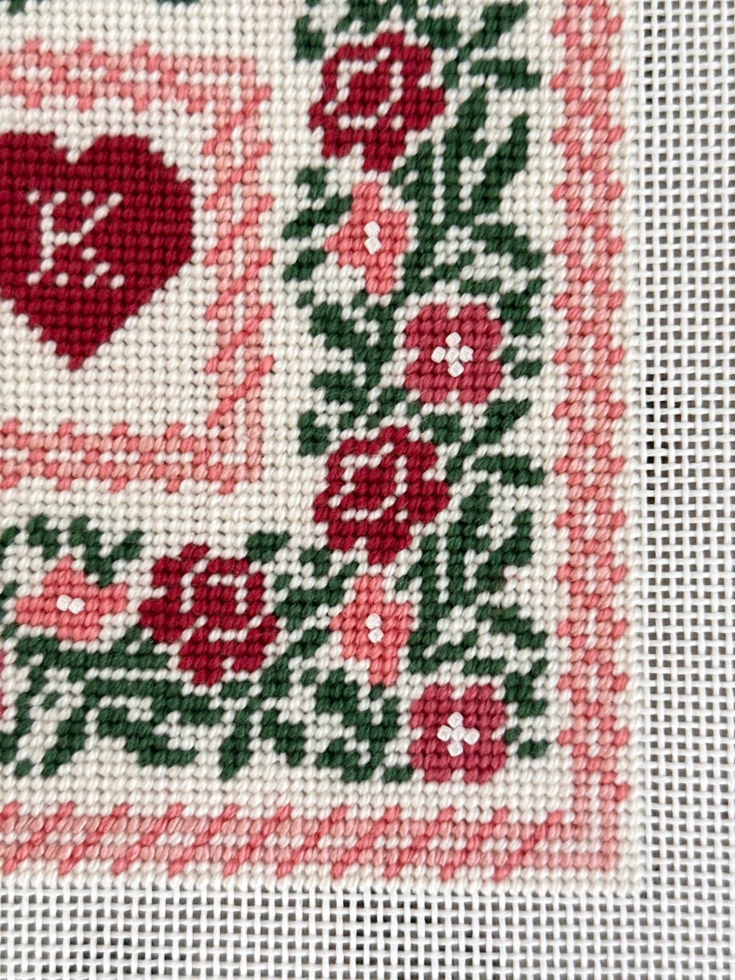 Lovely Hearts Cross Stitch Pattern