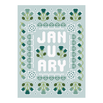 January Carnations Chart