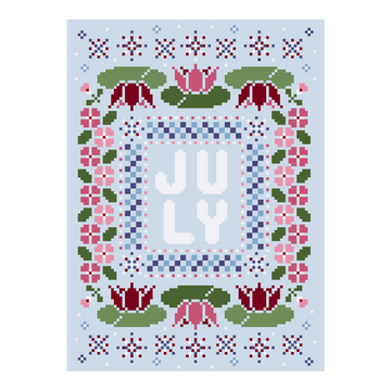 July Water Lily Chart