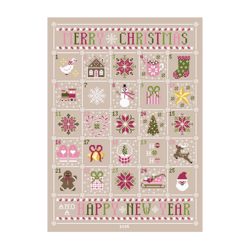 Christmas Advent Calendar Chart