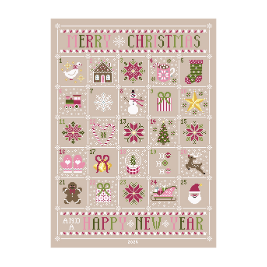 Christmas Advent Calendar Chart